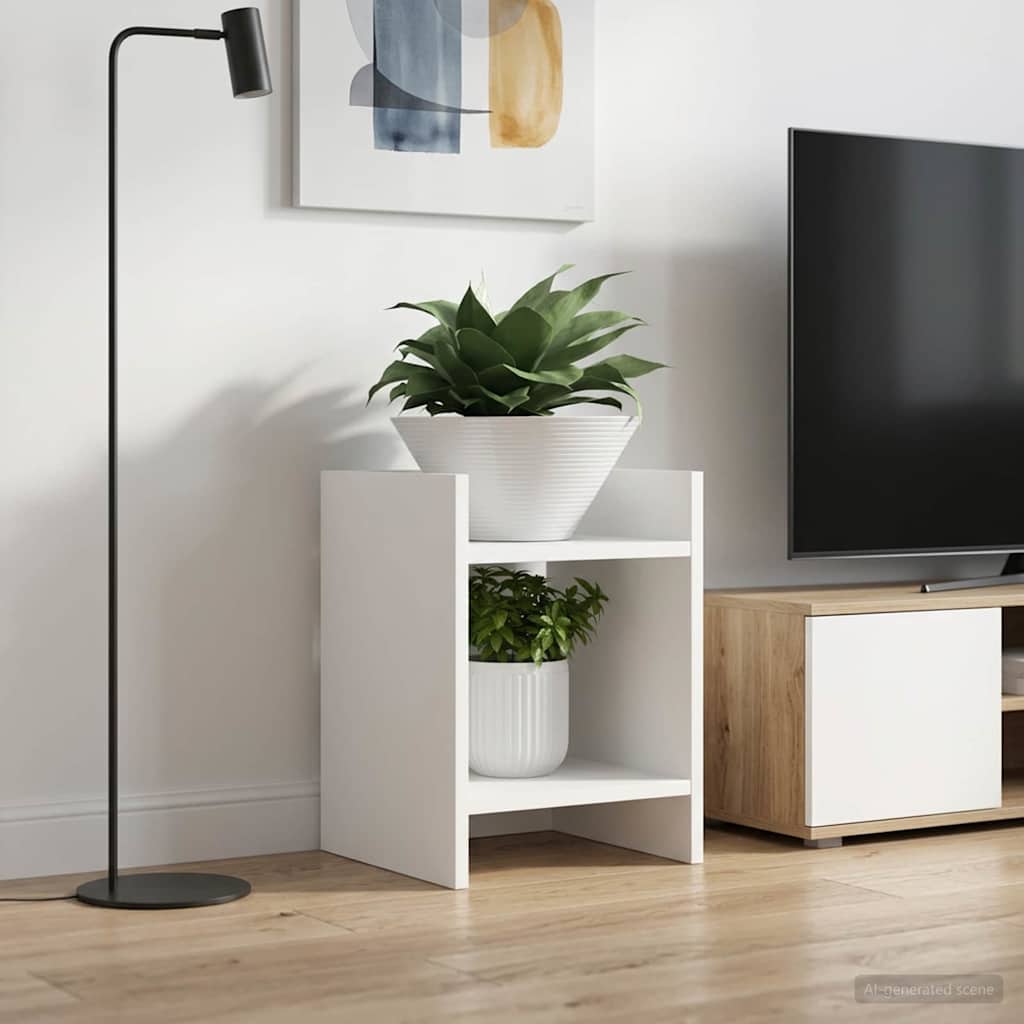 Supporto per piante Bianco 30 x 30 x 40 cm Legno ingegnerizzato | homemem39