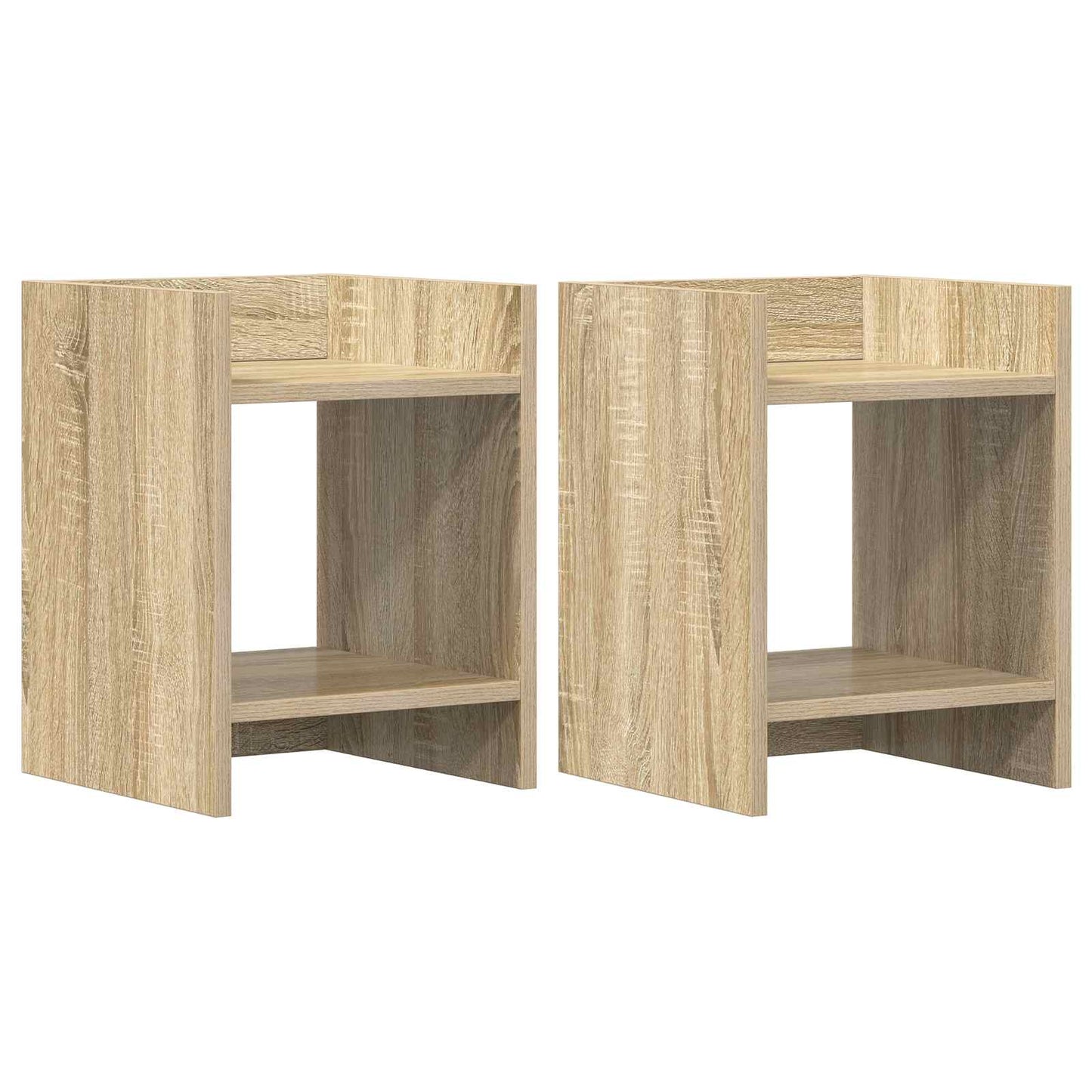 Supporto per piante 2 pcs Rovere Sonoma 30 x 30 x 40 cm