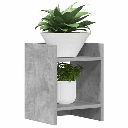 Supporto per piante 2 pcs Grigio Cemento 30 x 30 x 40 cm