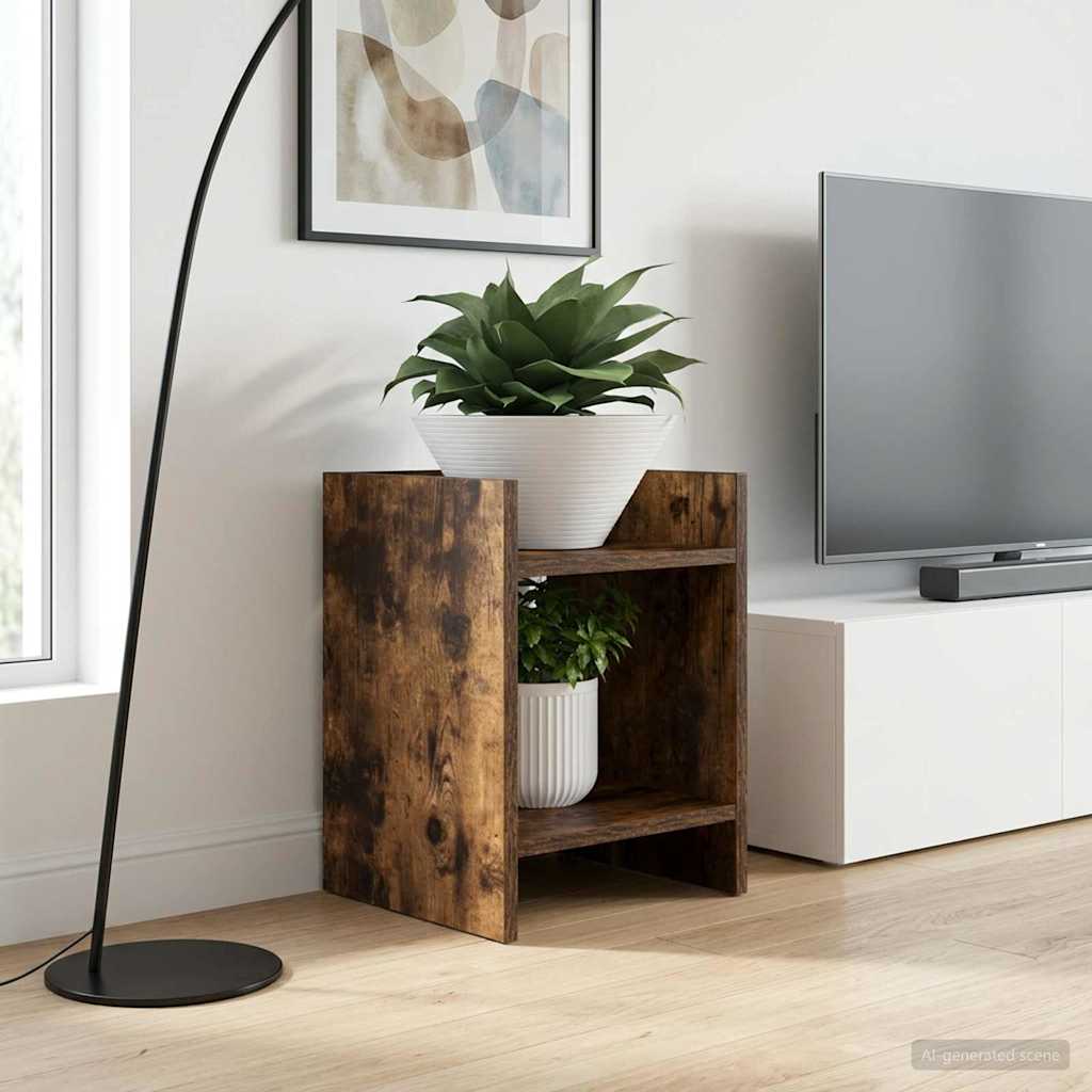 Supporto per piante 2 pcs Quercia Affumicata 30 x 30 x 40 cm | homemem39