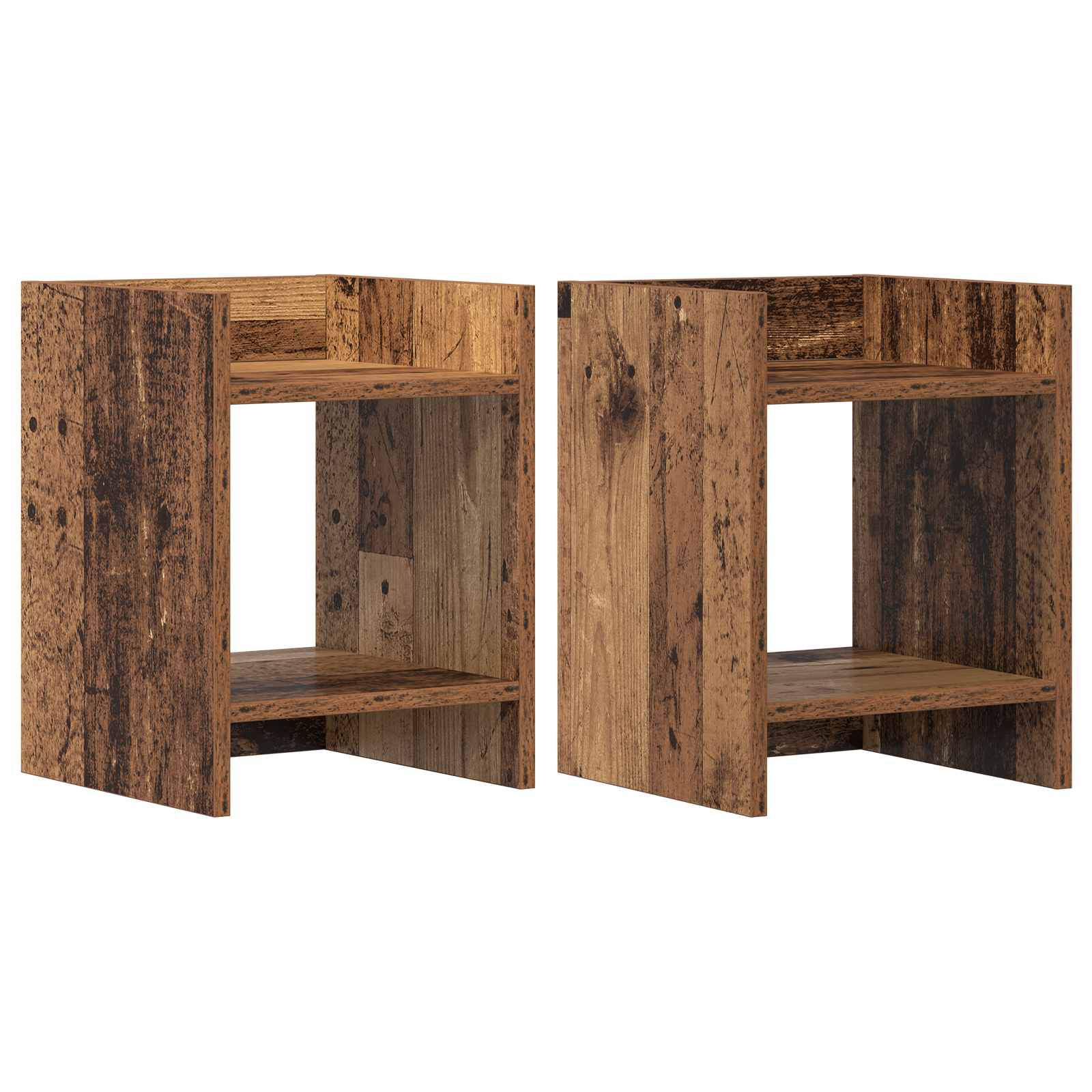Supporto per piante 2 pcs Legno vecchio 30 x 30 x 40 cm | homemem39