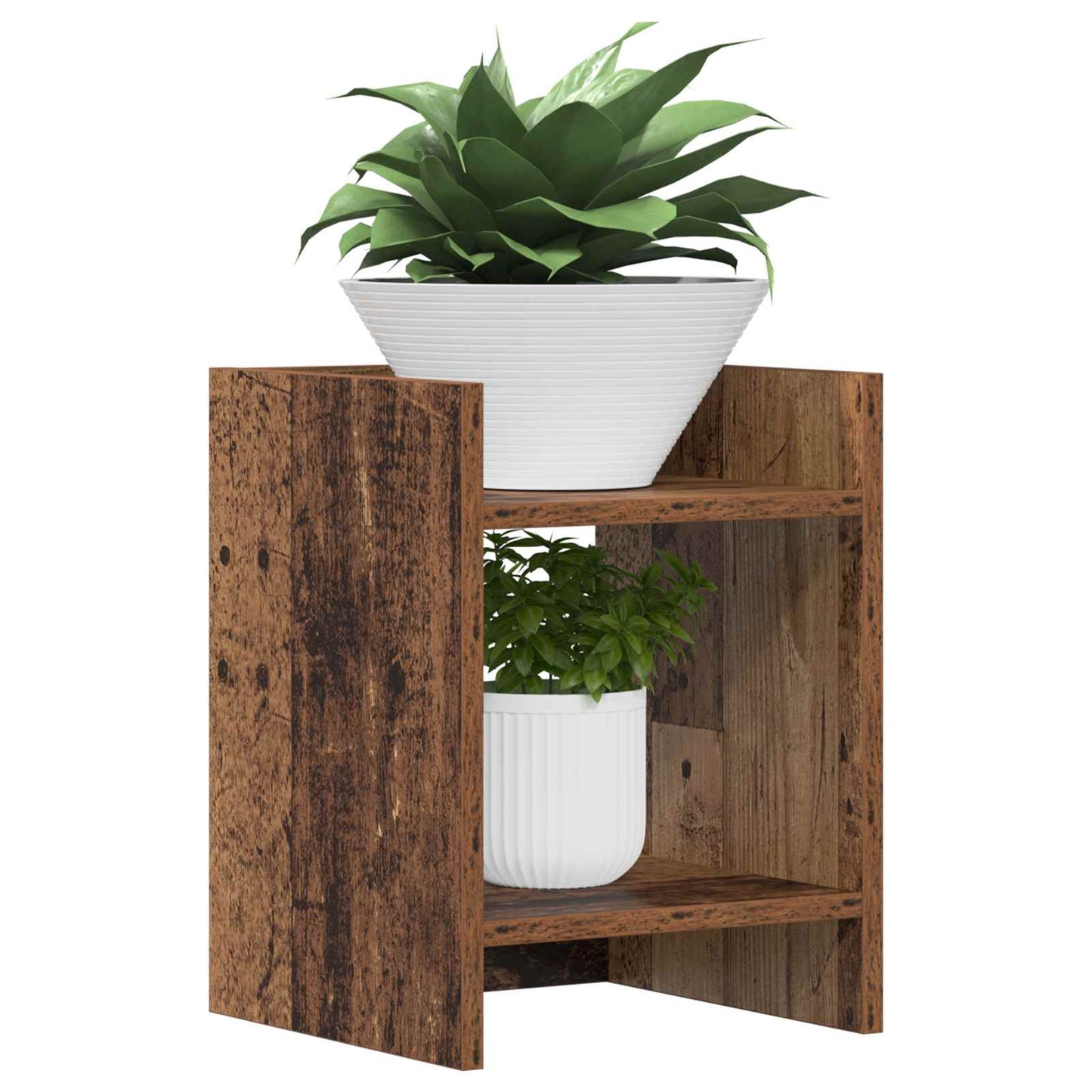 Supporto per piante 2 pcs Legno vecchio 30 x 30 x 40 cm | homemem39
