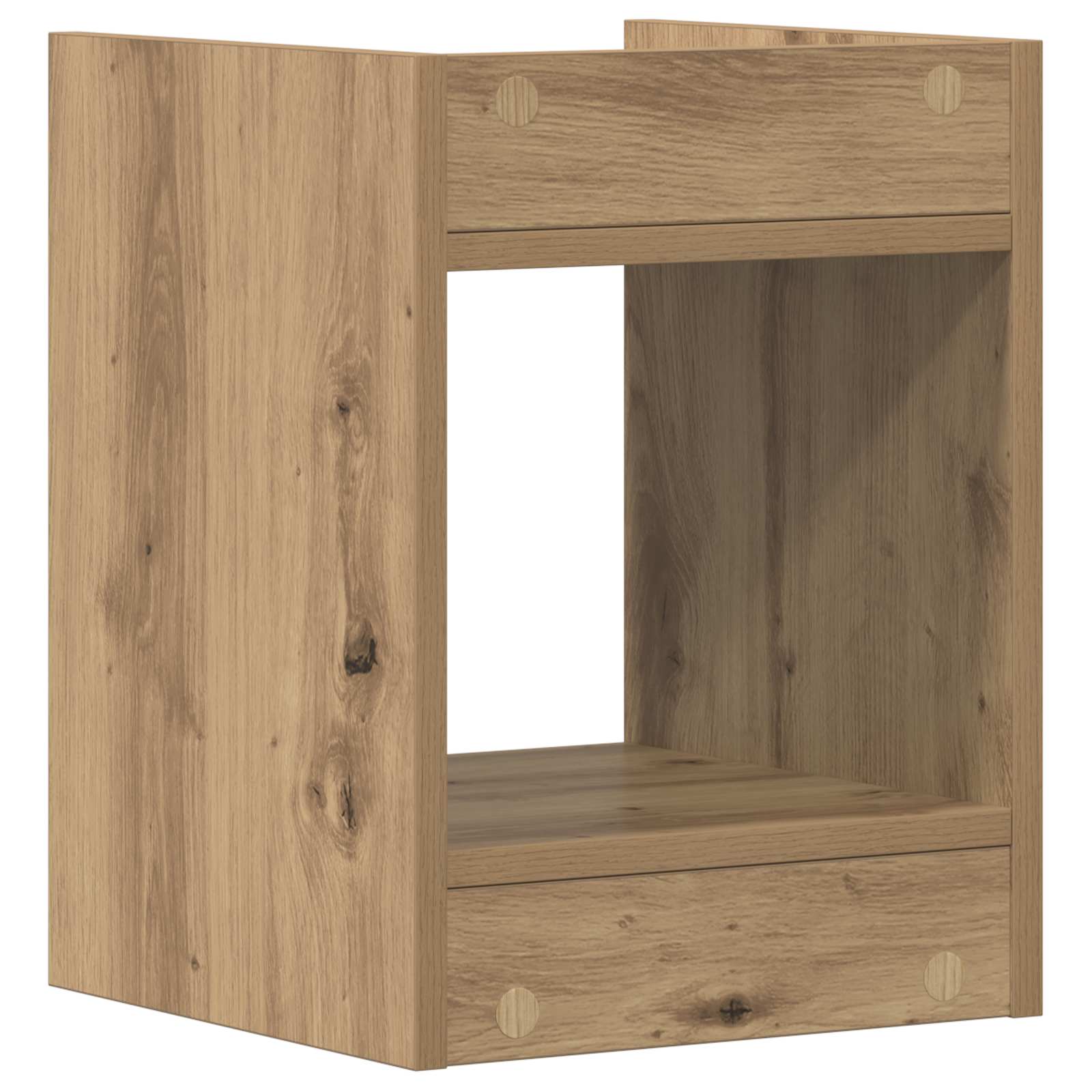 Supporto per piante 2 pcs Rovere Artigianale 30 x 30 x 40 cm | homemem39