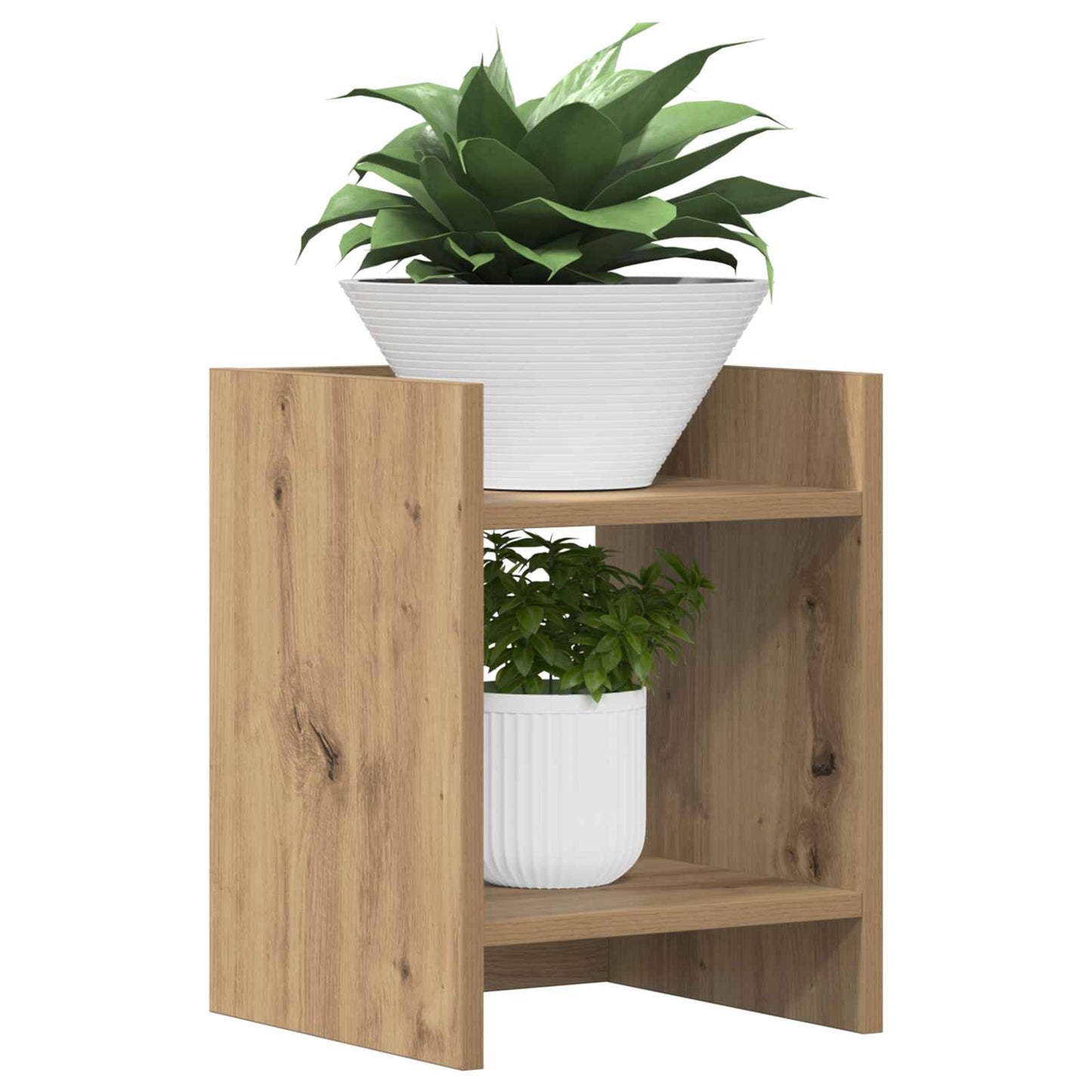 Supporto per piante 2 pcs Rovere Artigianale 30 x 30 x 40 cm | homemem39