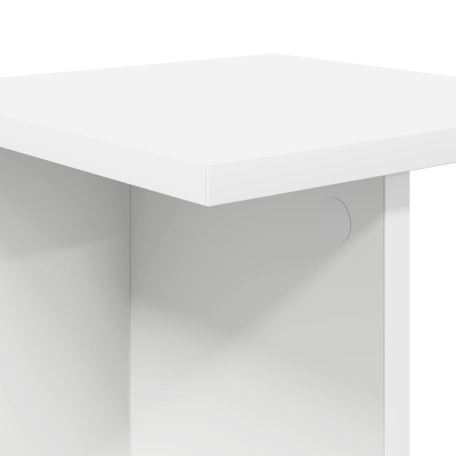 Supporto per piante 2 pcs Bianco 25 x 25,5 x 100,5 cm | homemem39