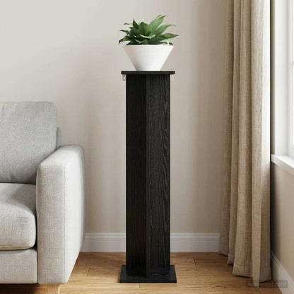 Supporto per piante Rovere Nero 25 x 25,5 x 100,5 cm | homemem39