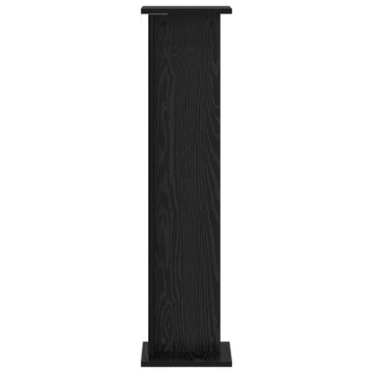 Supporto per piante Rovere Nero 25 x 25,5 x 100,5 cm | homemem39