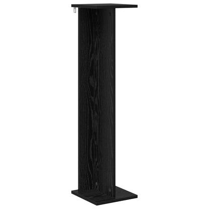 Supporto per piante 2 pcs Rovere Nero 25 x 25,5 x 100,5 cm | homemem39