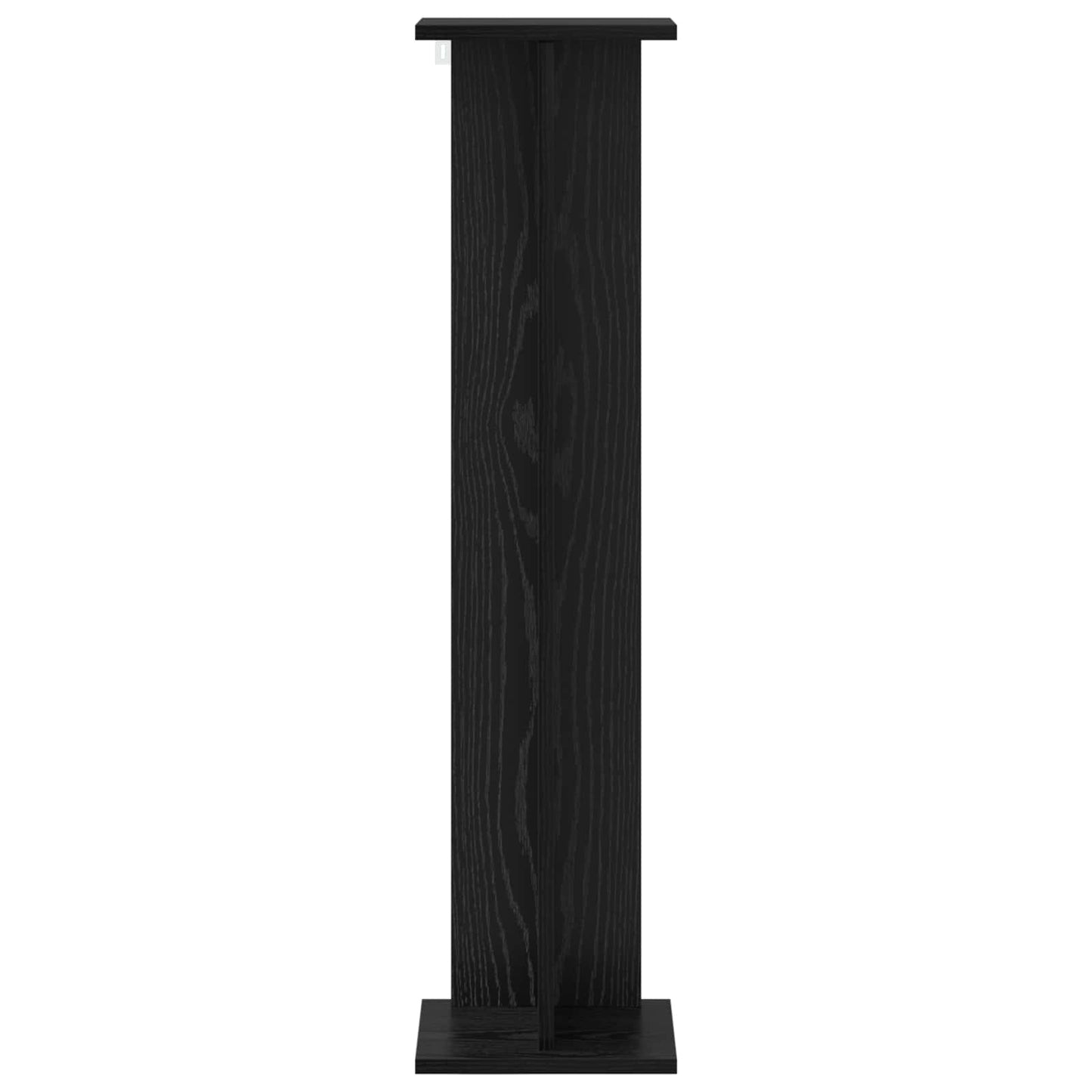 Supporto per piante 2 pcs Rovere Nero 25 x 25,5 x 100,5 cm | homemem39