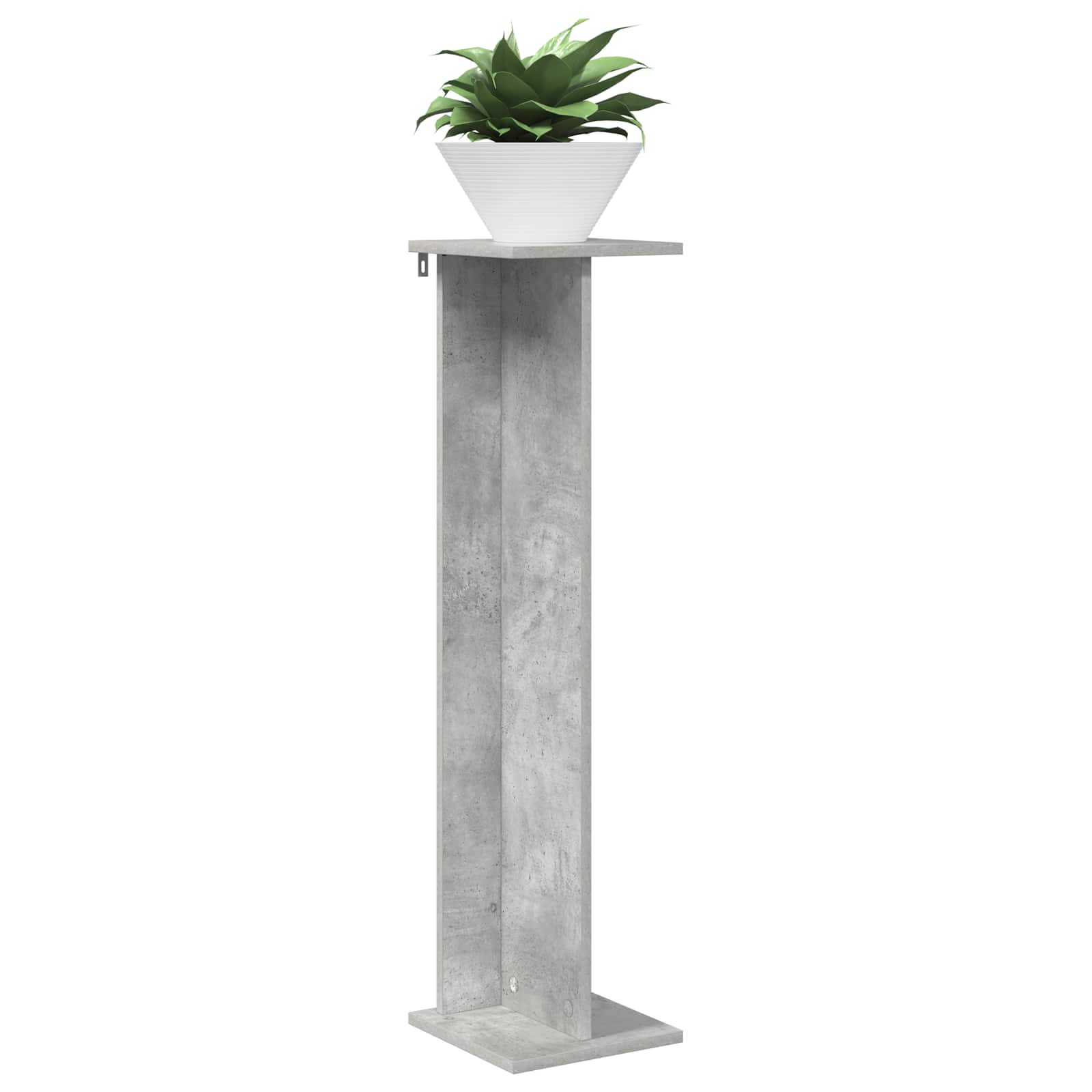 Supporto per piante Grigio Cemento 25 x 25,5 x 100,5 cm | homemem39