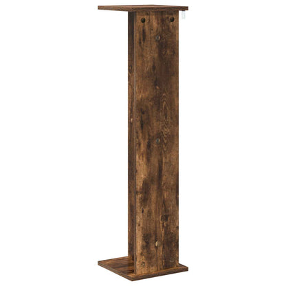 Supporto per piante 2 pcs Quercia Affumicata