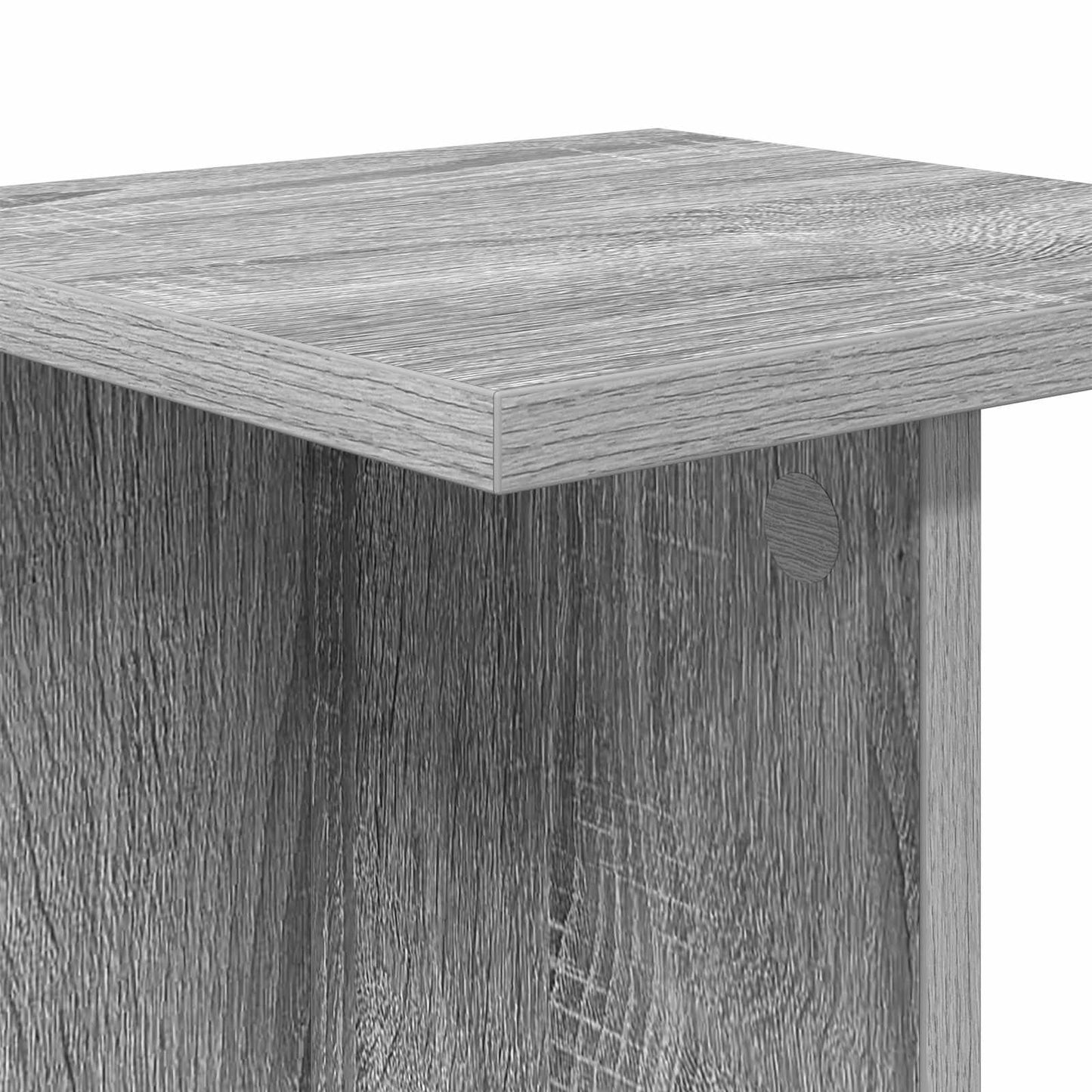 Supporto per piante 2 pcs Sonoma grigia 25 x 25,5 x 100,5 cm | homemem39