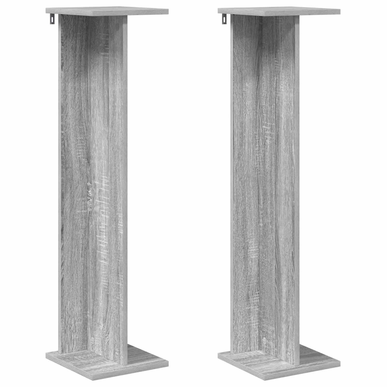 Supporto per piante 2 pcs Sonoma grigia 25 x 25,5 x 100,5 cm | homemem39