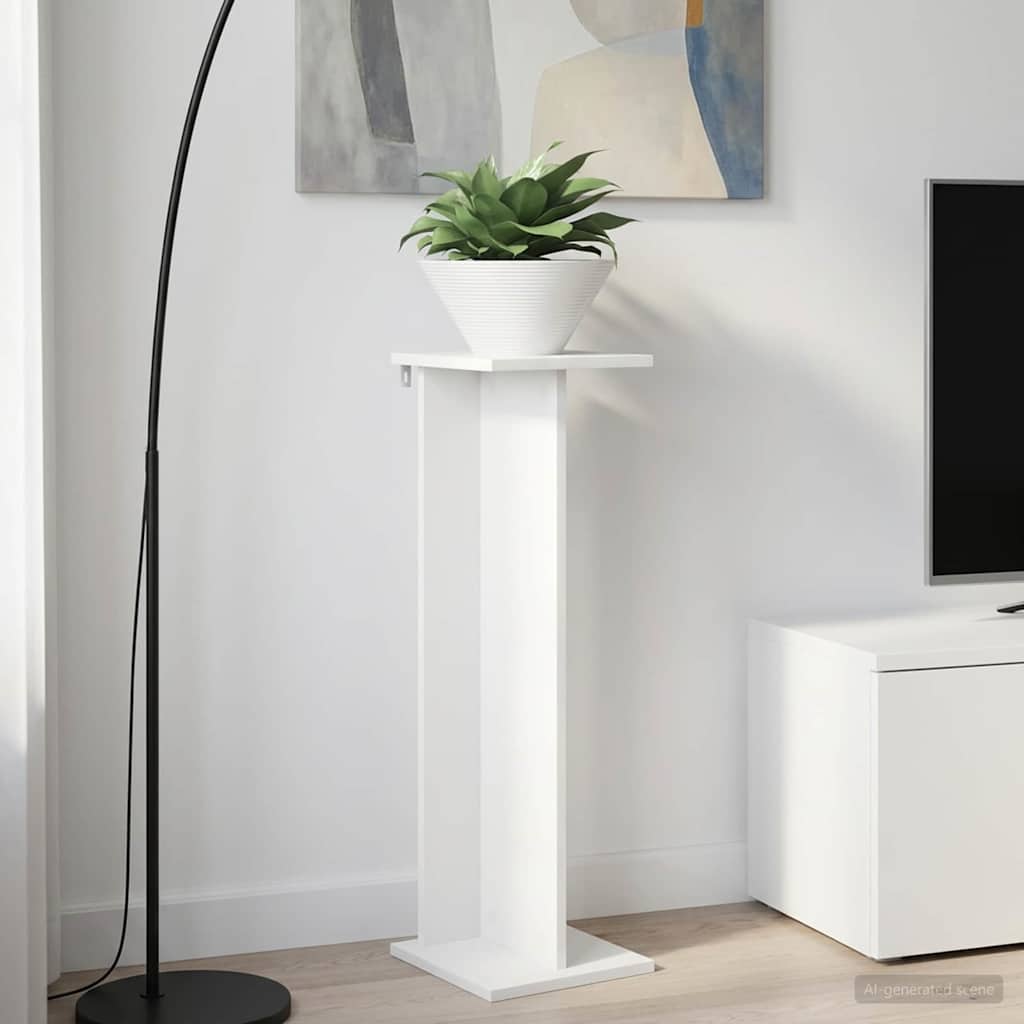 Supporto per piante Bianco 25 x 25,5 x 80,5 cm | homemem39
