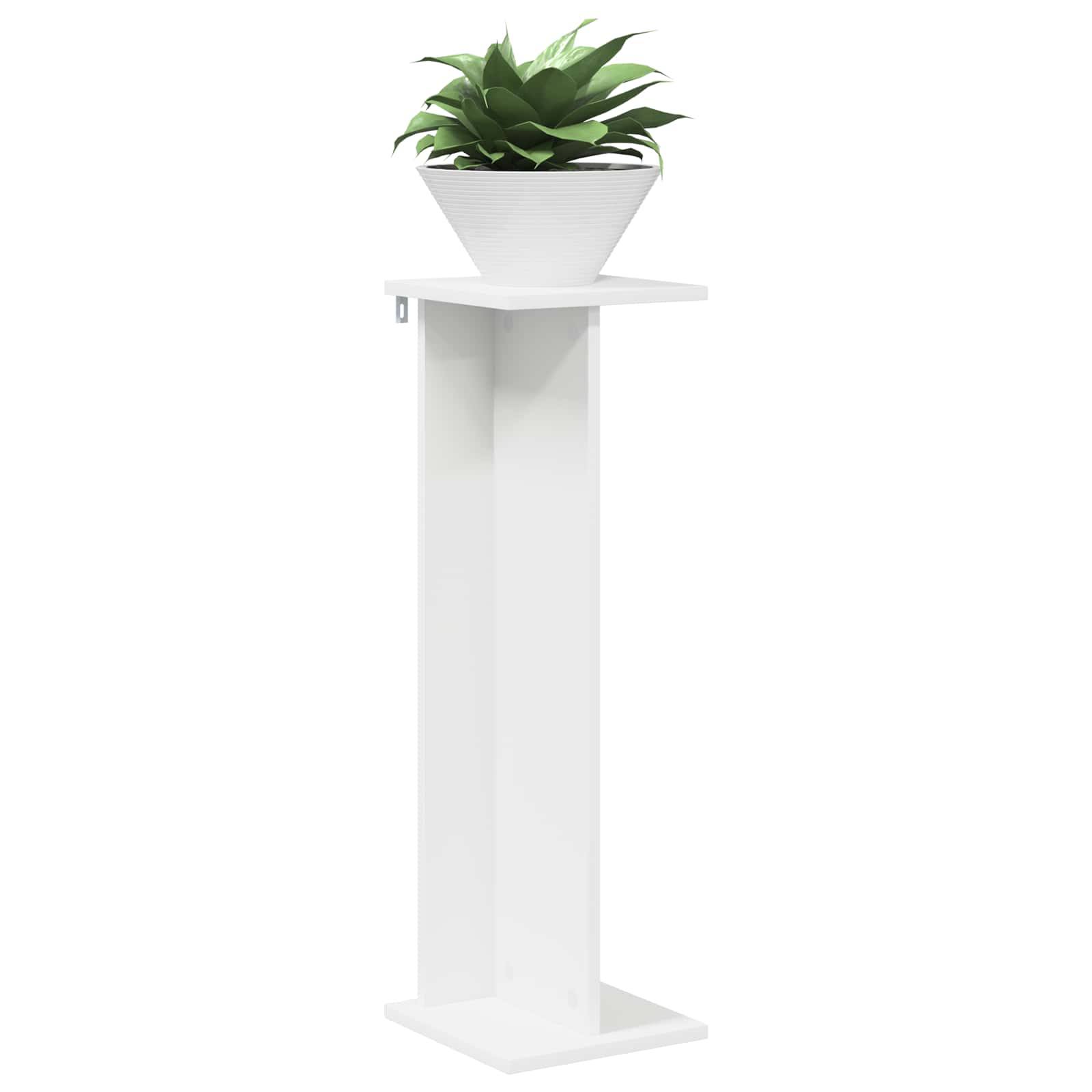 Supporto per piante Bianco 25 x 25,5 x 80,5 cm | homemem39
