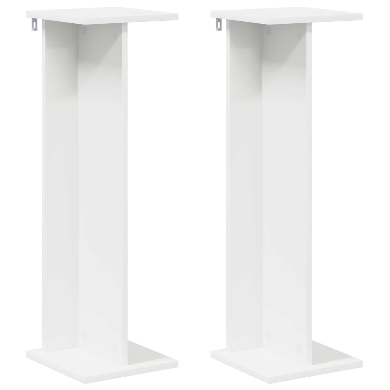 Supporto per piante 2 pcs Bianco 25 x 25,5 x 80,5 cm | homemem39