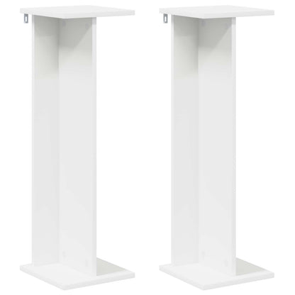 Supporto per piante 2 pcs Bianco 25 x 25,5 x 80,5 cm | homemem39