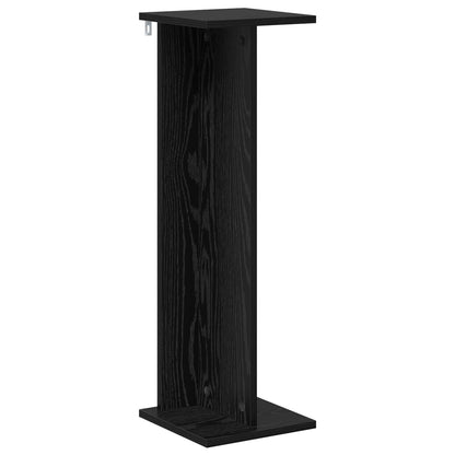 Supporto per piante Rovere Nero 25 x 25,5 x 80,5 cm | homemem39