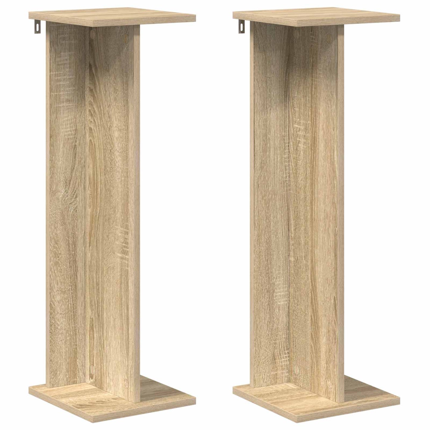 Supporto per piante 2 pcs Rovere Sonoma 25 x 25,5 x 80,5 cm