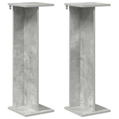 Supporto per piante 2 pcs Grigio Cemento 25 x 25,5 x 80,5 cm | homemem39