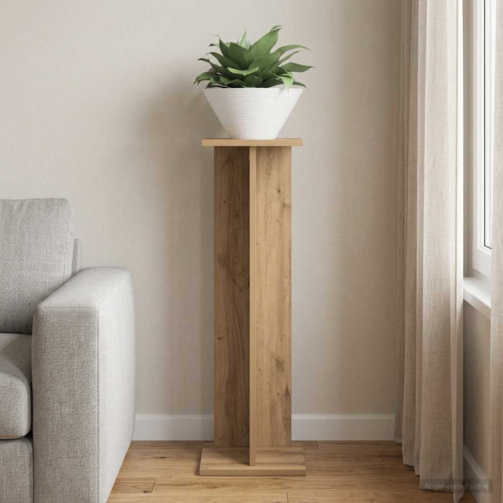Supporto per piante Rovere Artigianale 25 x 25,5 x 80,5 cm | homemem39