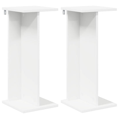 Supporto per piante 2 pcs Bianco 25 x 25,5 x 60,5 cm | homemem39