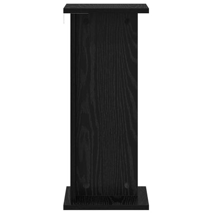 Supporto per piante Rovere Nero 25 x 25,5 x 60,5 cm | homemem39