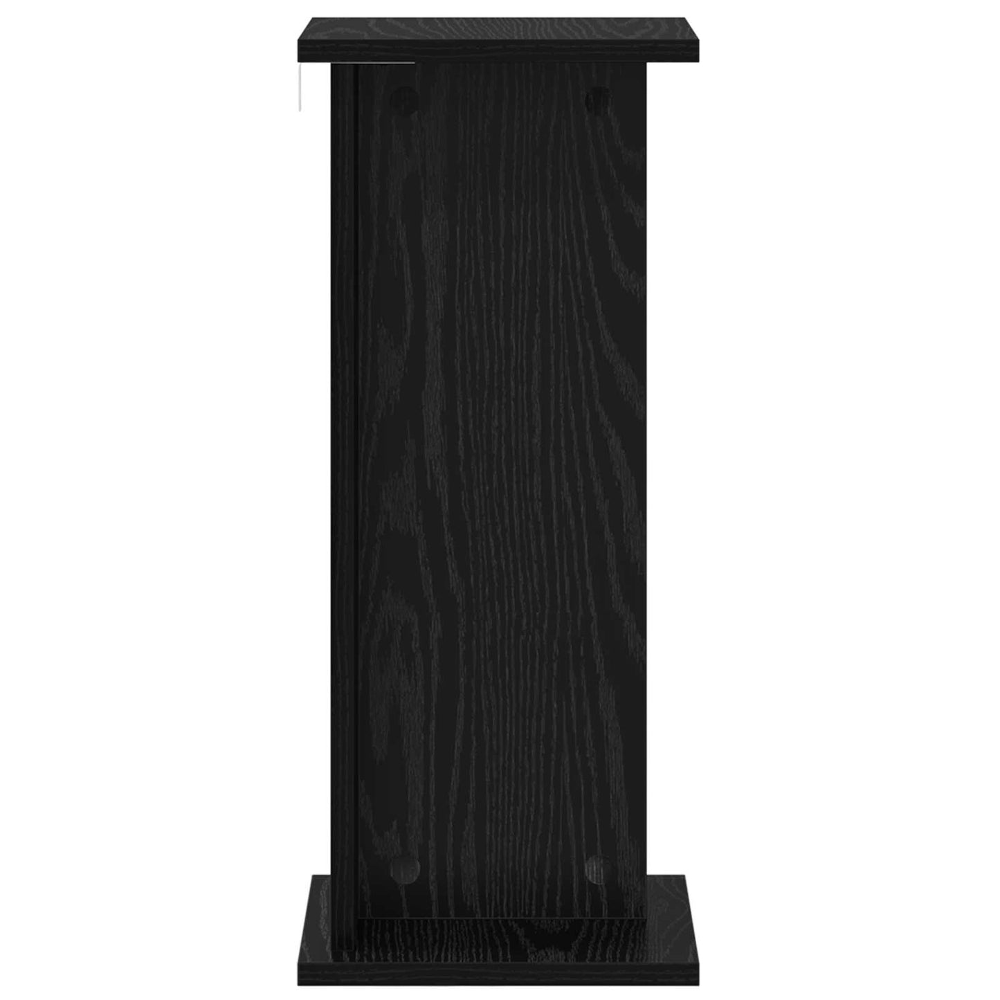 Supporto per piante 2 pcs Rovere Nero 25 x 25,5 x 60,5 cm | homemem39