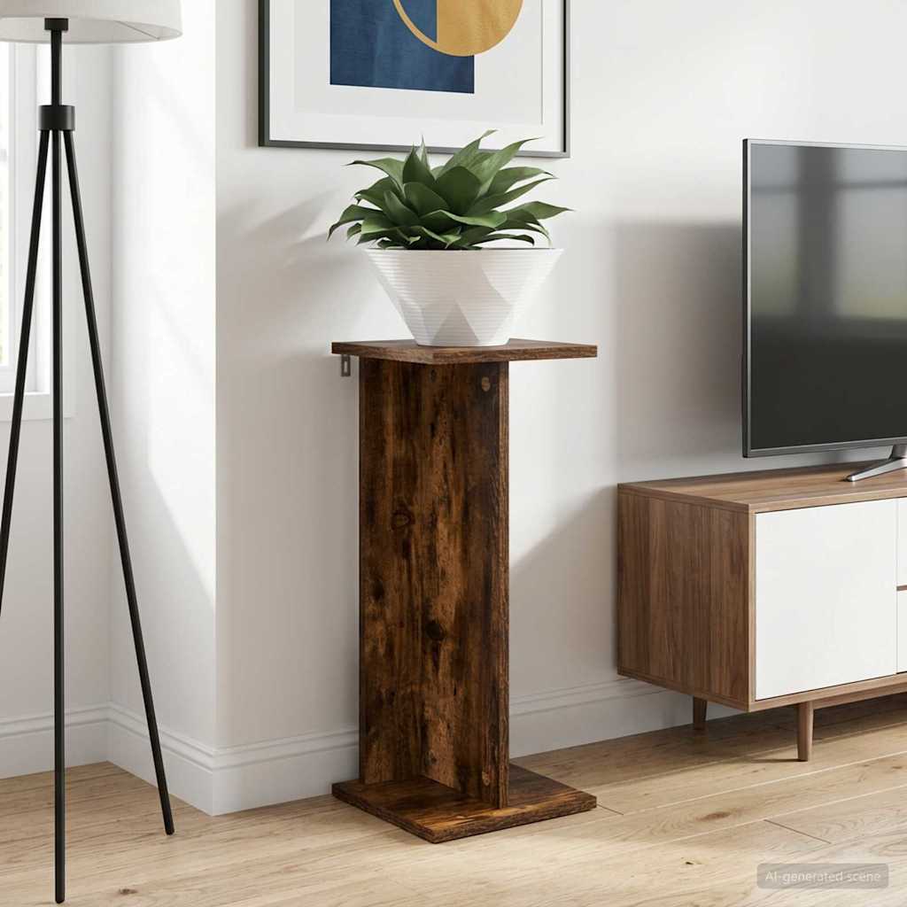 Supporto per piante Quercia Affumicata 25 x 25,5 x 60,5 cm | homemem39