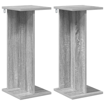 Supporto per piante 2 pcs Sonoma grigia 25 x 25,5 x 60,5 cm | homemem39