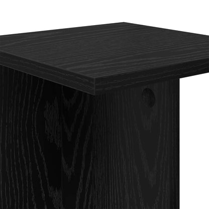 Supporto per piante Rovere Nero 25 x 25,5 x 40,5 cm | homemem39