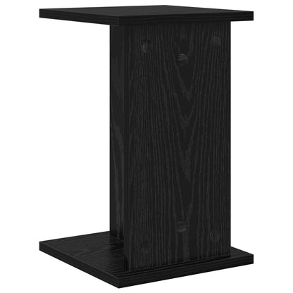 Supporto per piante 2 pcs Rovere Nero 25 x 25,5 x 40,5 cm | homemem39