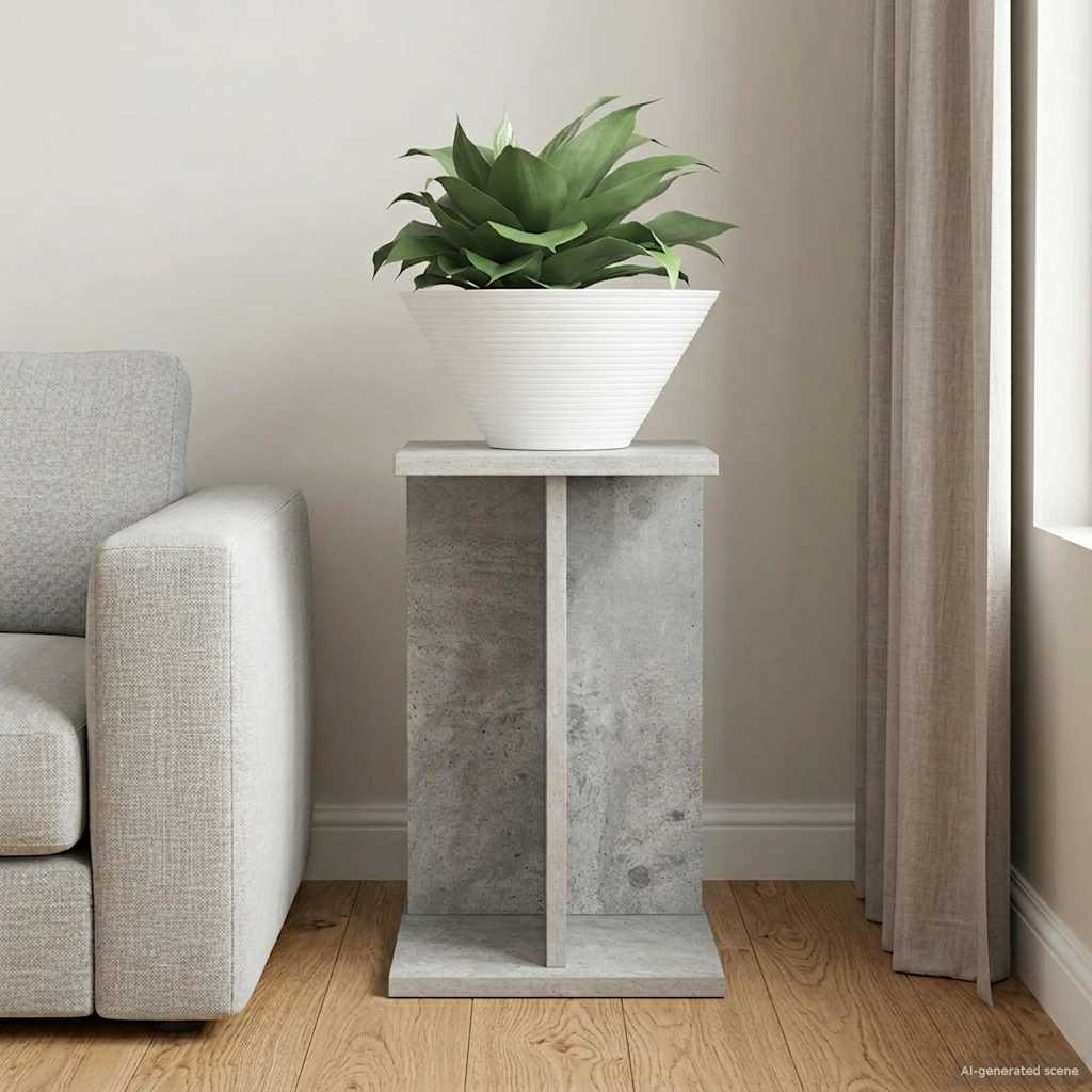 Supporto per piante Grigio Cemento 25 x 25,5 x 40,5 cm | homemem39