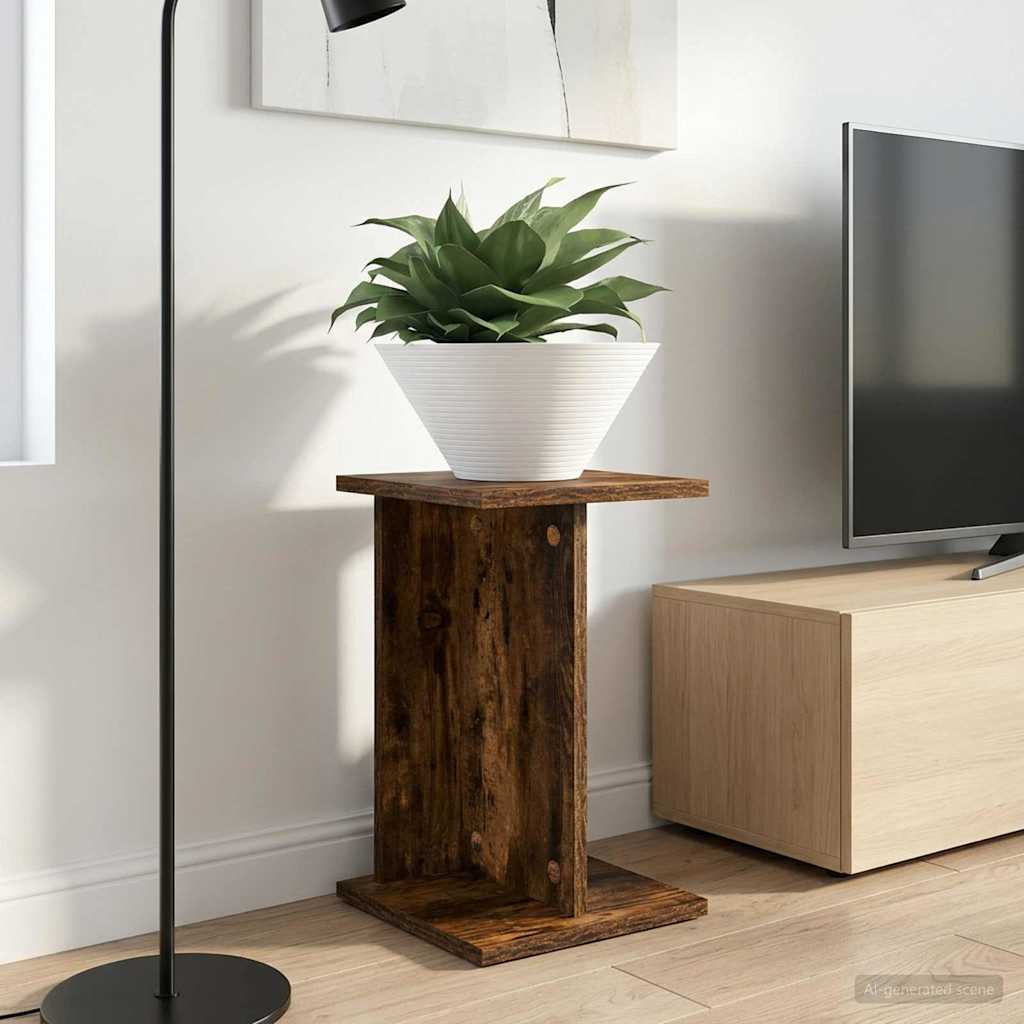 Supporto per piante Quercia Affumicata 25 x 25,5 x 40,5 cm | homemem39
