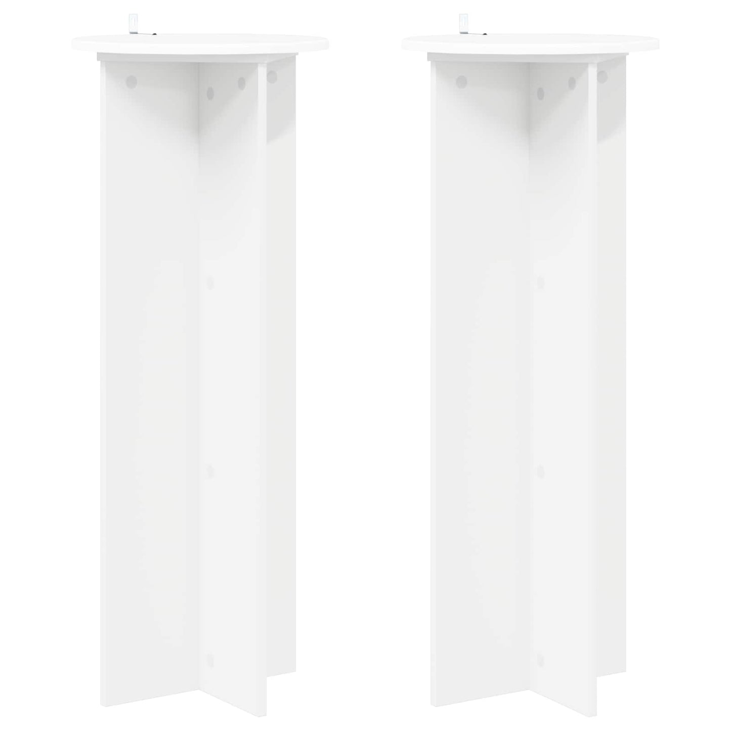 Supporto per piante 2 pcs Bianco Ø40 x 100 cm | homemem39