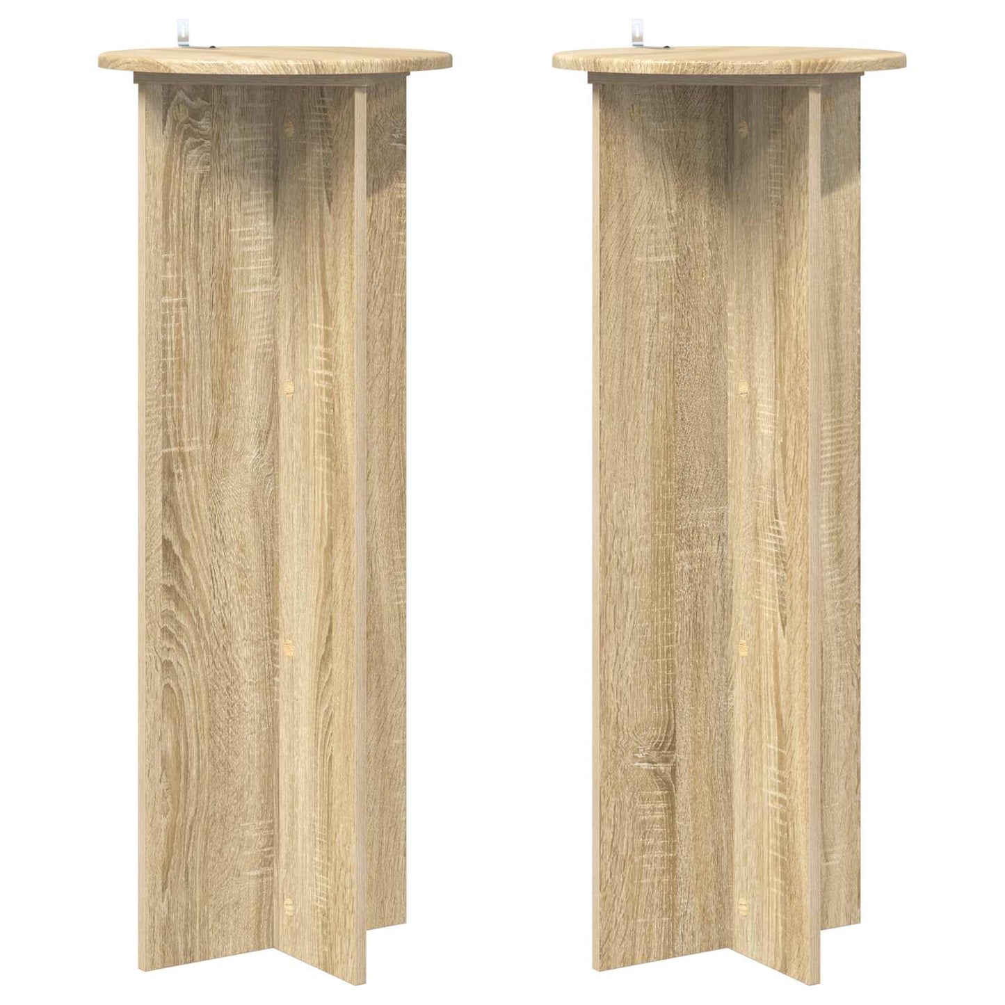 Supporto per piante 2 pcs Rovere Sonoma Ø40 x 100 cm | homemem39