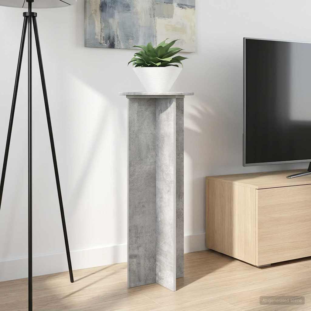 Supporto per piante 2 pcs Grigio Cemento Ø40 x 100 cm | homemem39