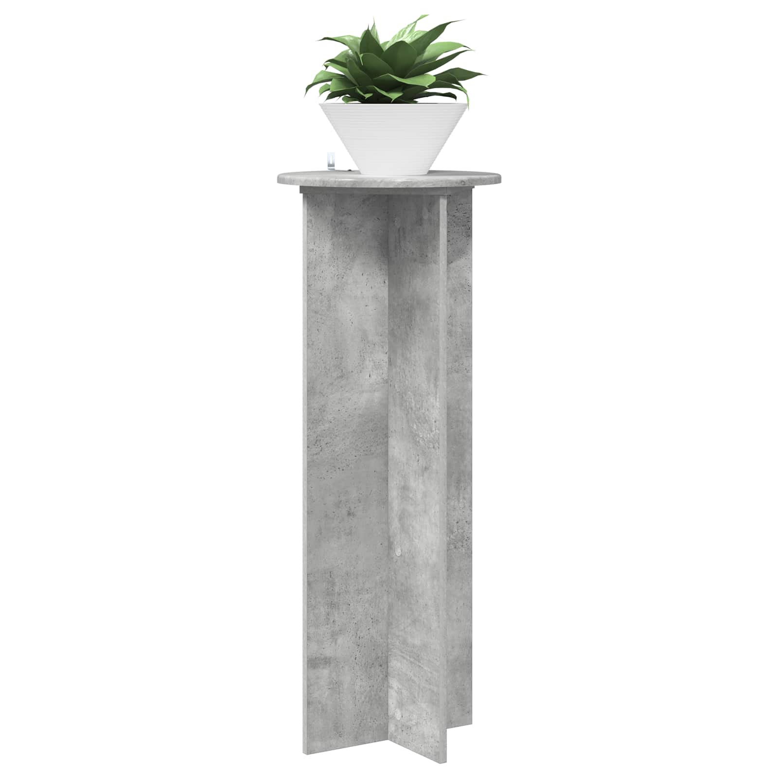 Supporto per piante 2 pcs Grigio Cemento Ø40 x 100 cm | homemem39