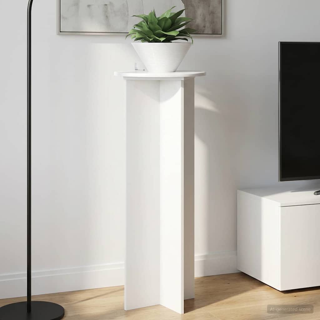 Supporto per piante 2 pcs Bianco Lucido Ø40 x 100 cm | homemem39
