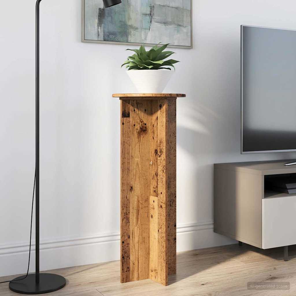 Supporto per piante 2 pcs Legno antico Ø40 x 100 cm | homemem39