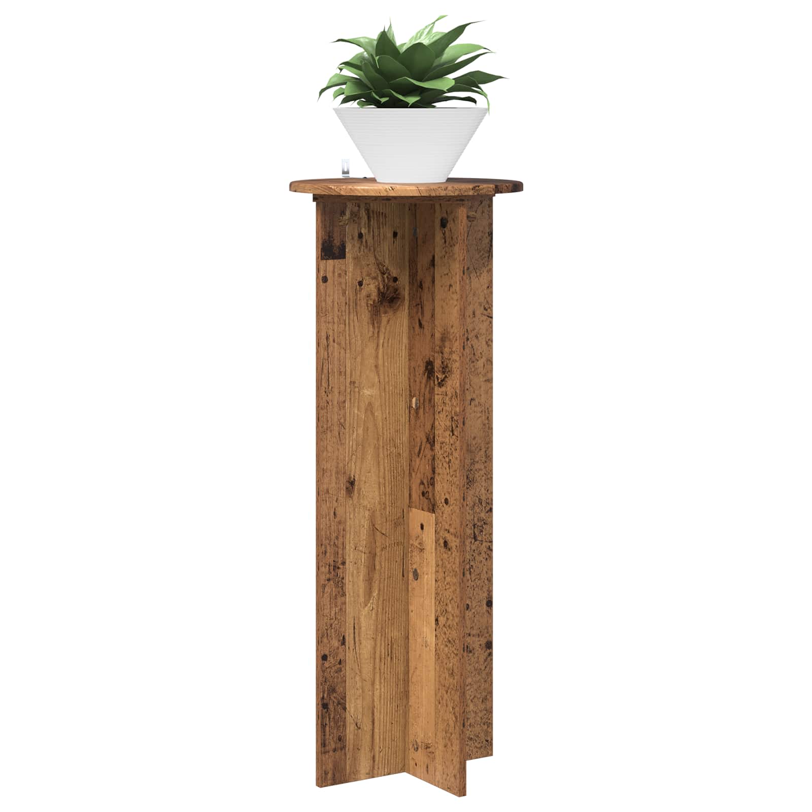 Supporto per piante 2 pcs Legno antico Ø40 x 100 cm | homemem39