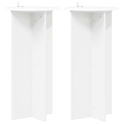 Supporto per piante 2 pcs Bianco Ø40 x 80 cm