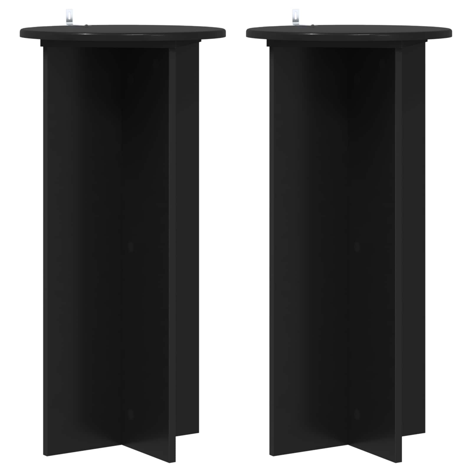 Supporto per piante 2 pcs Nero 40 x 40 x 80 cm | homemem39