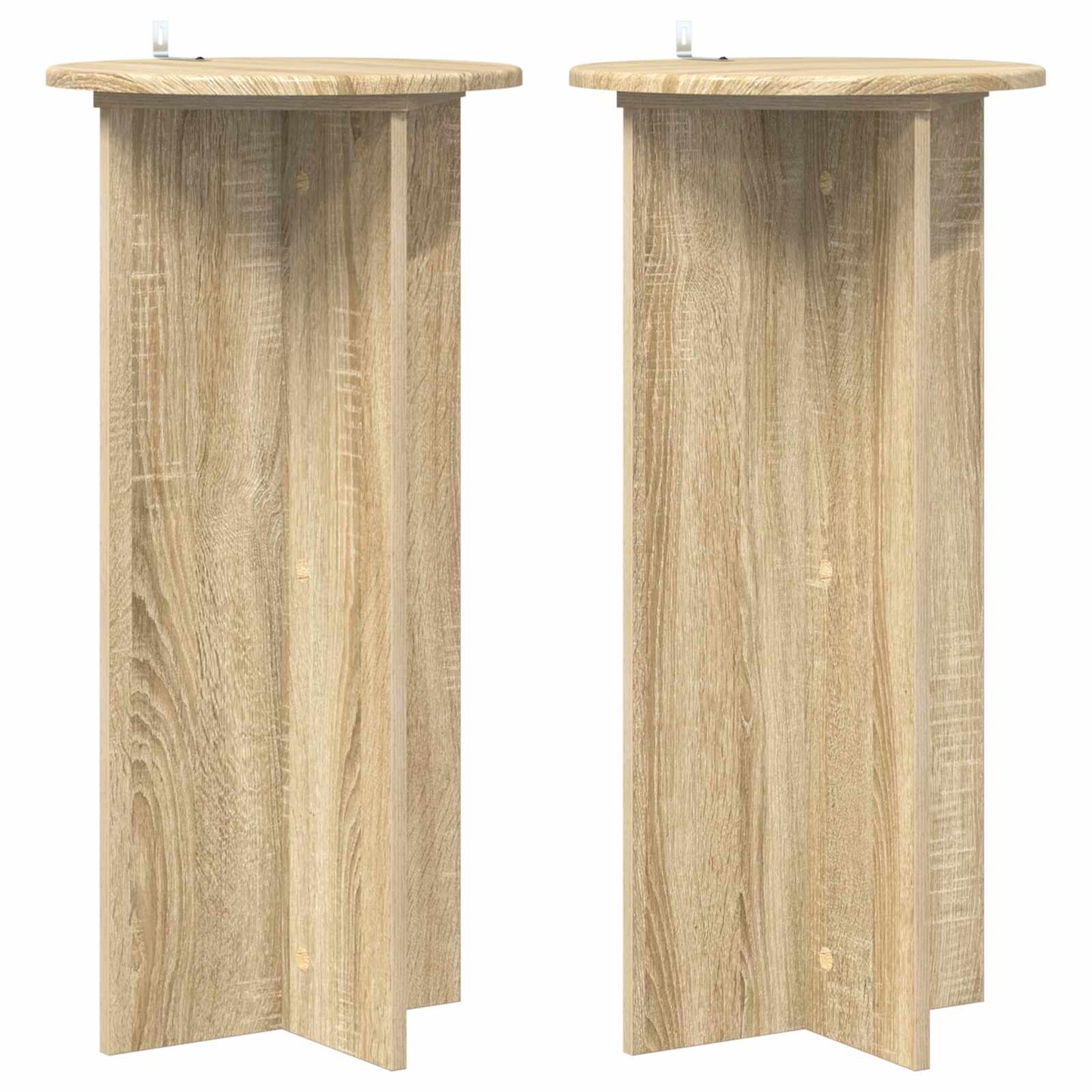 Supporto per piante 2 pcs Rovere Sonoma 40 x 40 x 80 cm