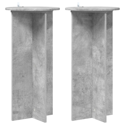 Supporto per piante 2 pcs Grigio Cemento 40 x 40 x 80 cm | homemem39