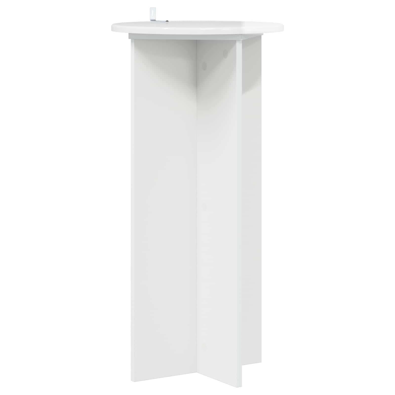 Supporto per piante 2 pcs Bianco Lucido 40 x 40 x 80 cm | homemem39