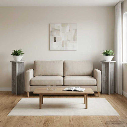 Supporto per piante 2 pcs Grigio Sonoma 40 x 40 x 80 cm | homemem39