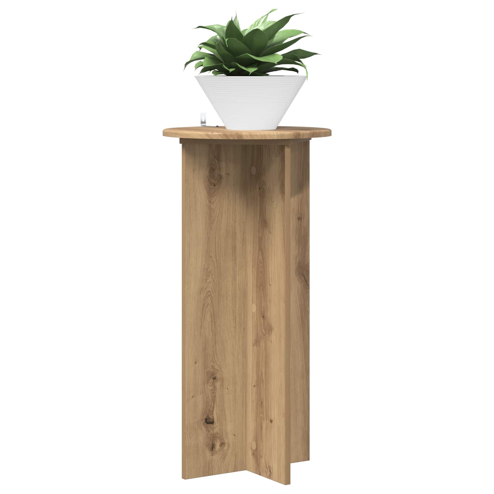 Supporto per piante 2 pcs Rovere Artigianale 40 x 40 x 80 cm | homemem39