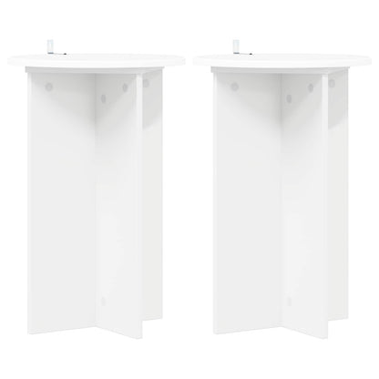 Supporto per piante 2 pcs Bianco Ø40 x 60 cm | homemem39