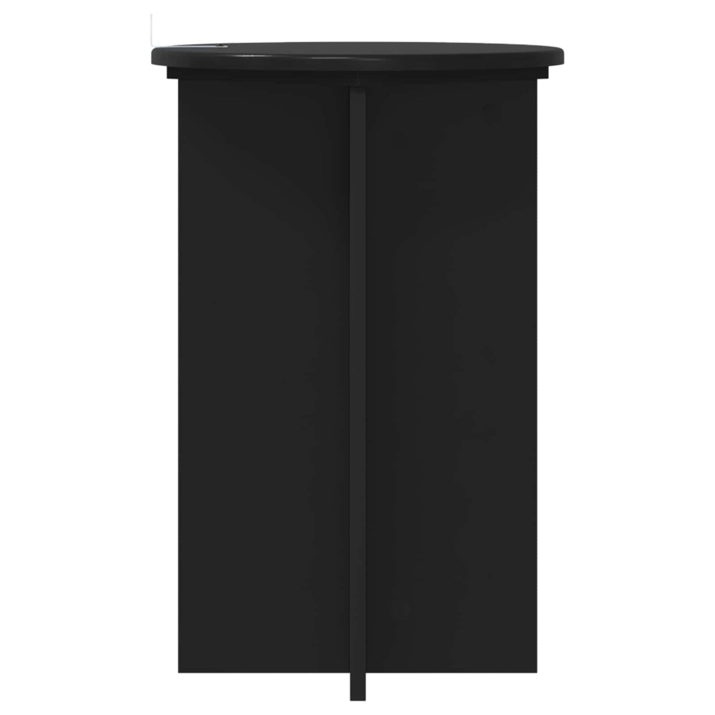 Supporto per piante 2 pcs Nero Ø40 x 60 cm Legno ingegnerizzato | homemem39